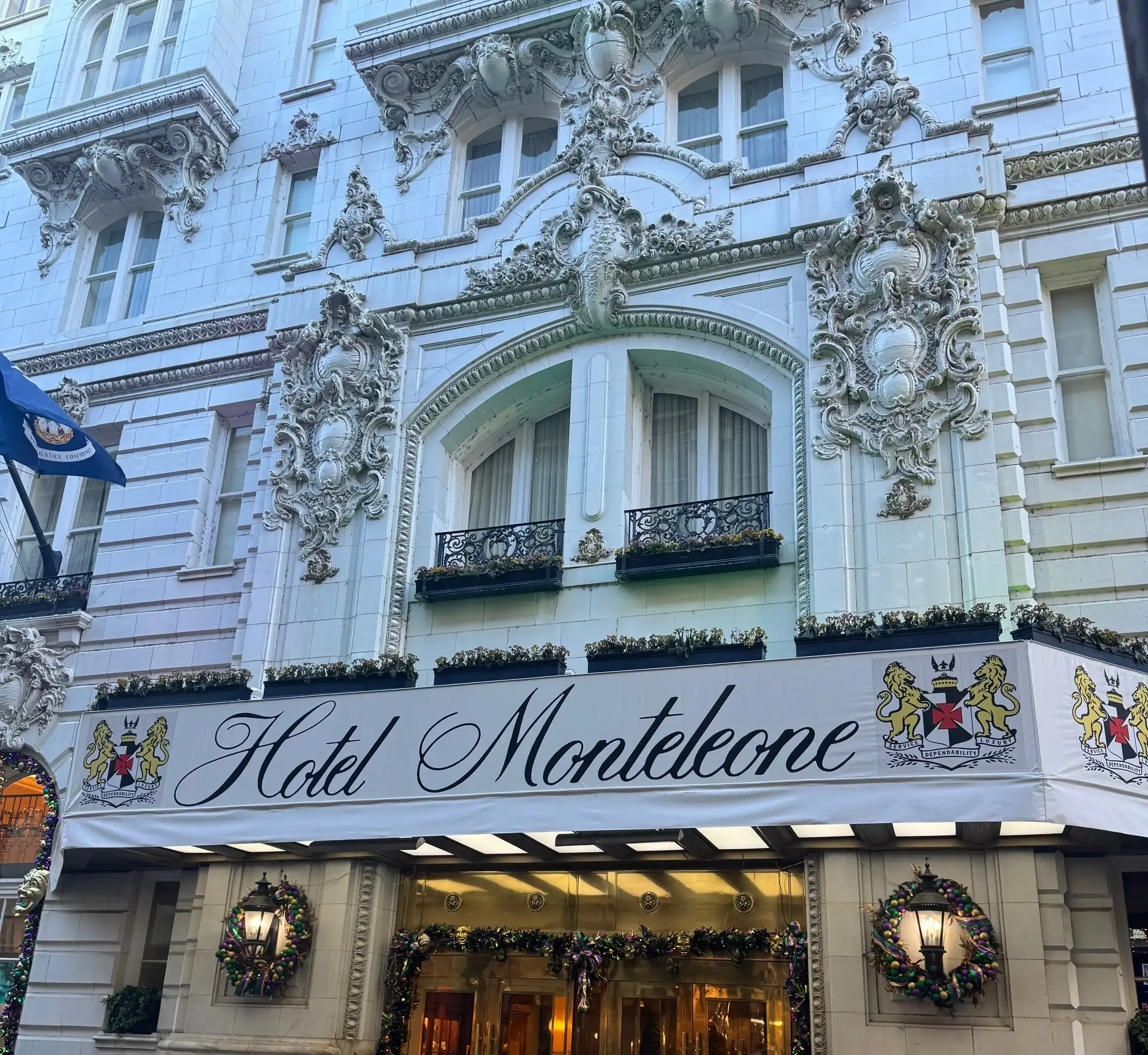 Hotel Monteleone in New Orleans with the famous spinning Carousel Bar