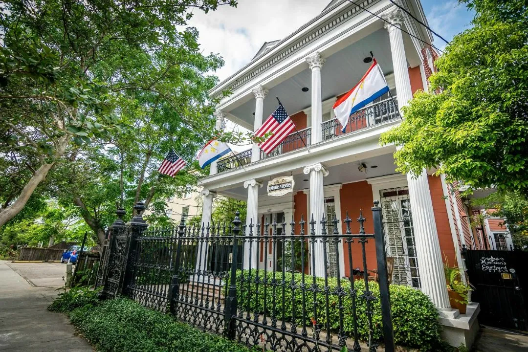 Private balcony with French Quarter views in New Orleans boutique hotel