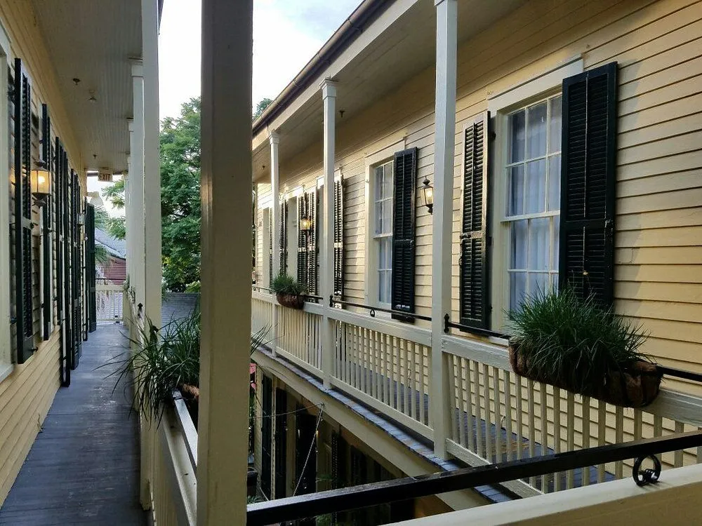 Interior of the haunted Andrew Jackson Hotel in New Orleans